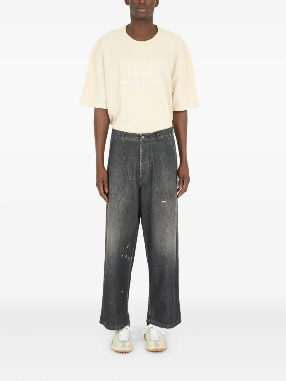 Maison Margiela jeans anchos - Gris - imagen 2