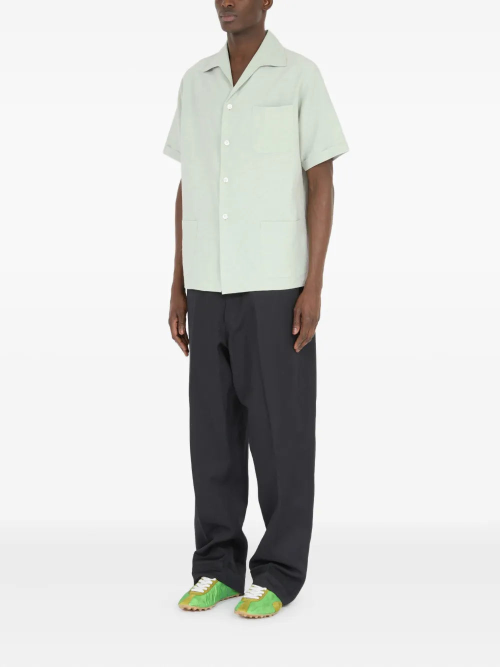 Maison Margiela camisa de popelina - Azul - imagen 4