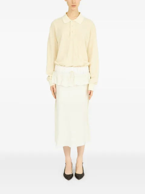 Maison Margiela vestido midi manga larga - imagen 2