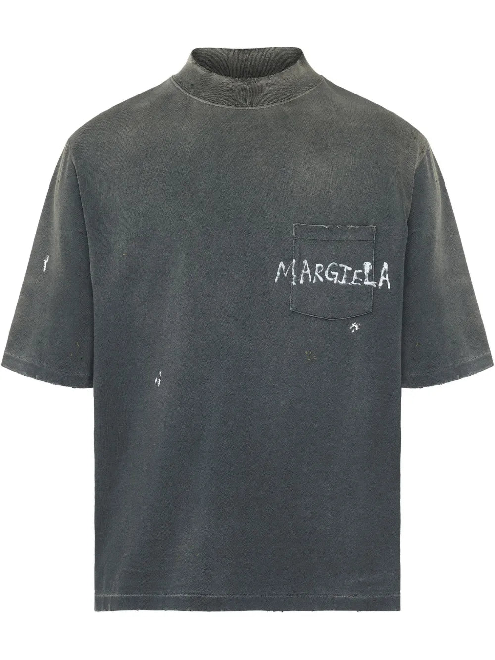 Maison Margiela playera con logo estampado - Gris - imagen 1