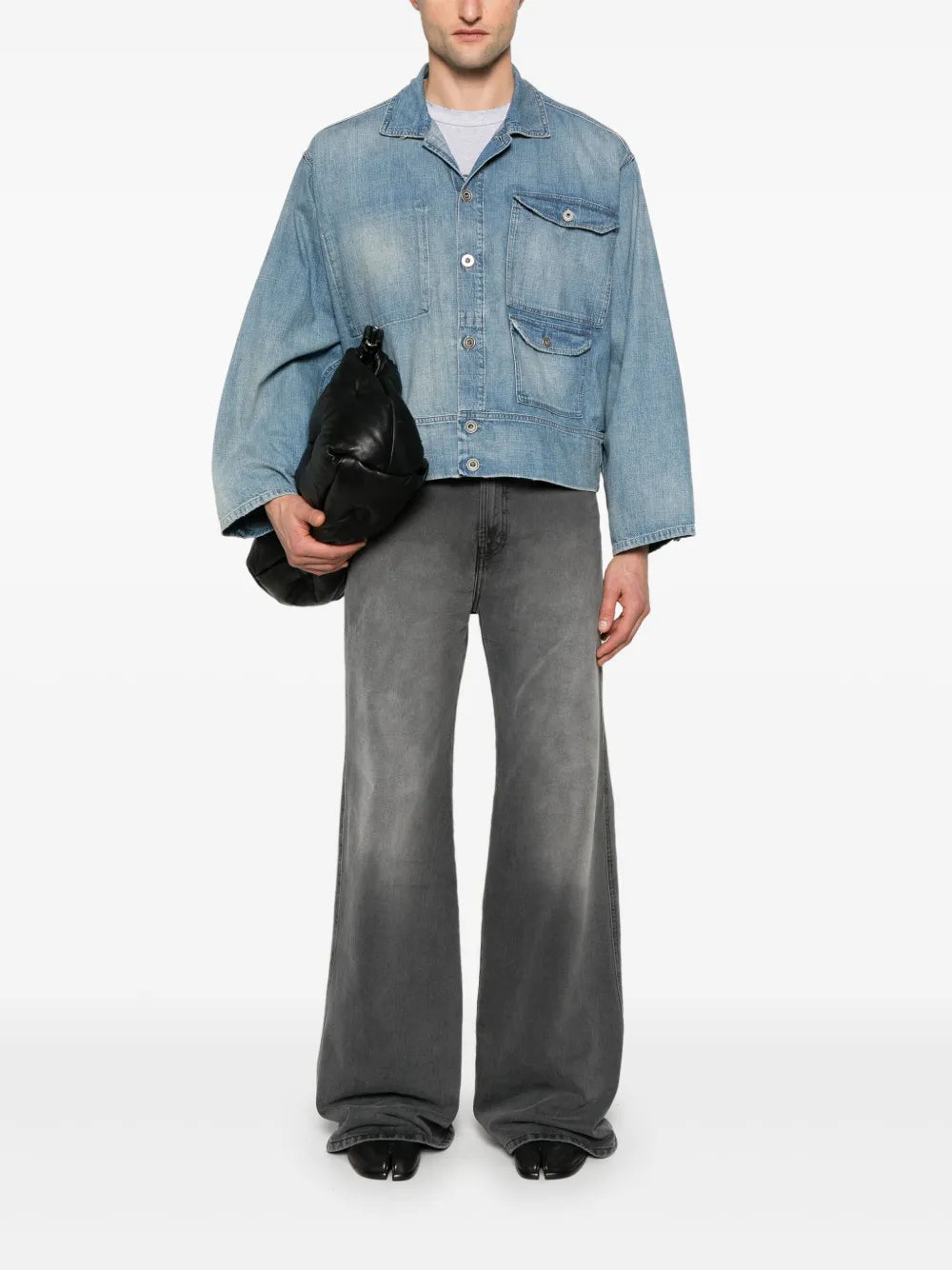 Maison Margiela chamarra de mezclilla - Azul - imagen 2