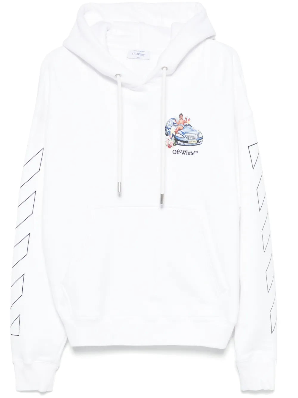 Off-White hoodie con logo bordado