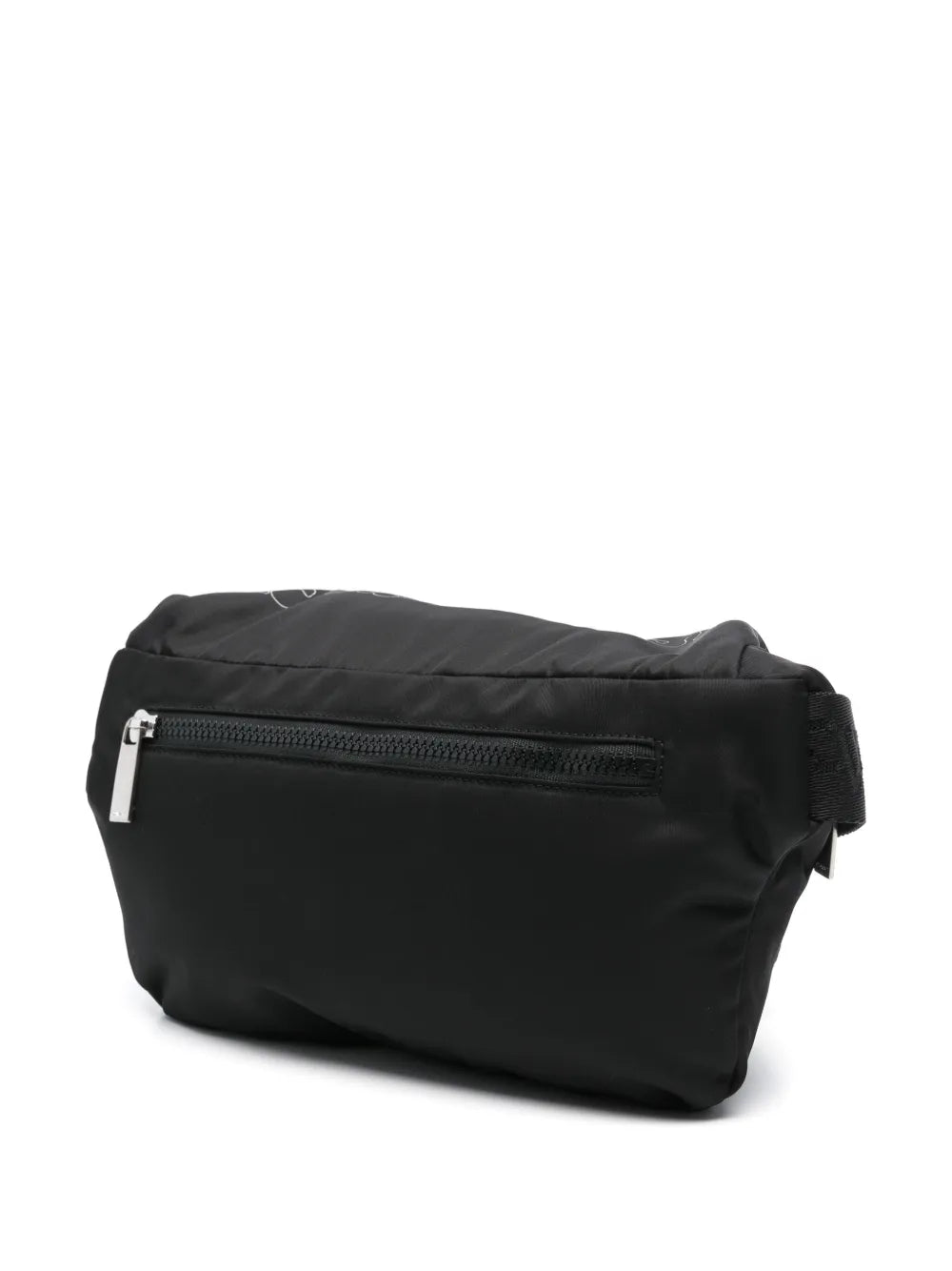 Off-White cangurera con logo estampado