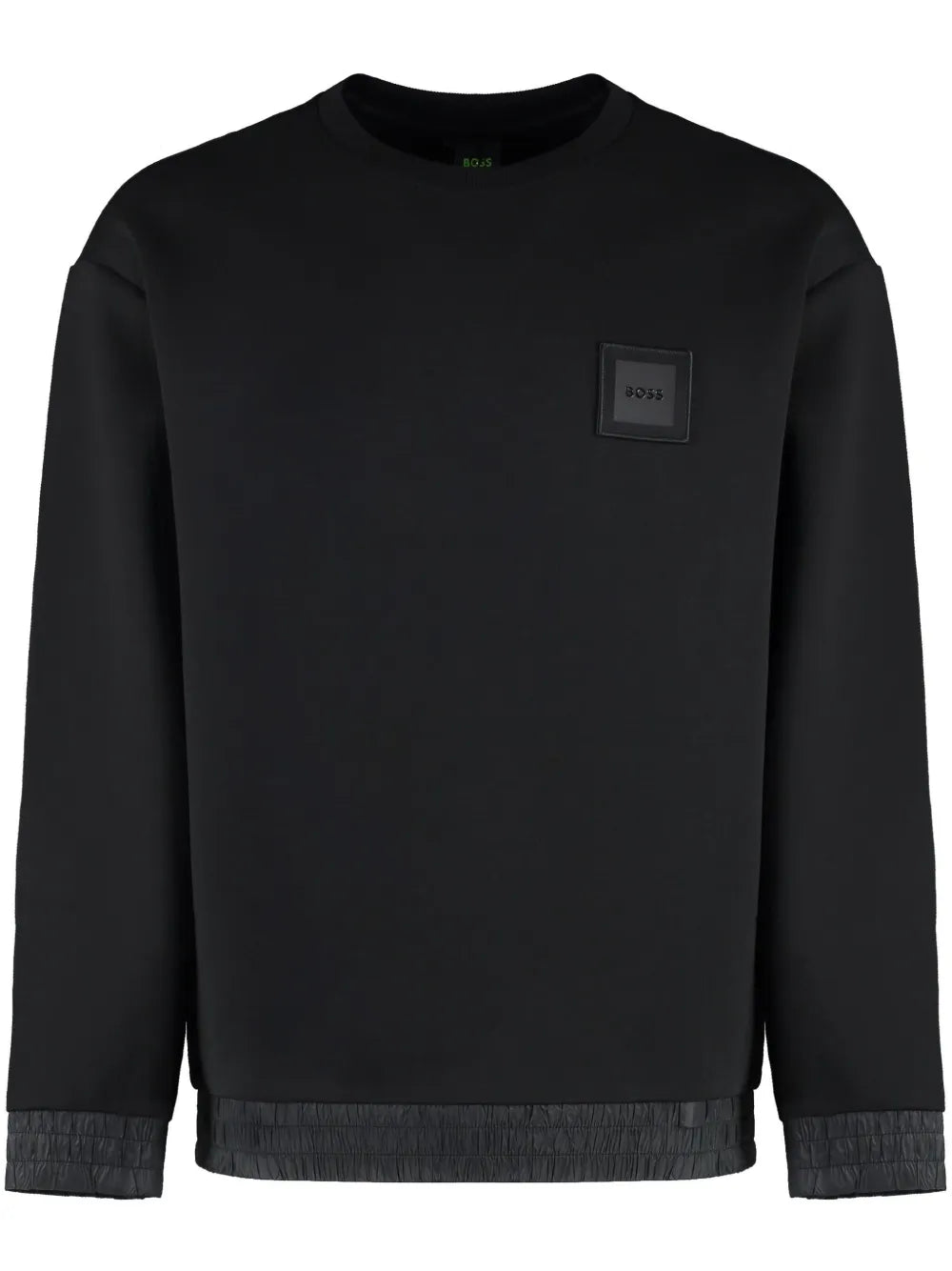 BOSS sudadera con aplique del logo