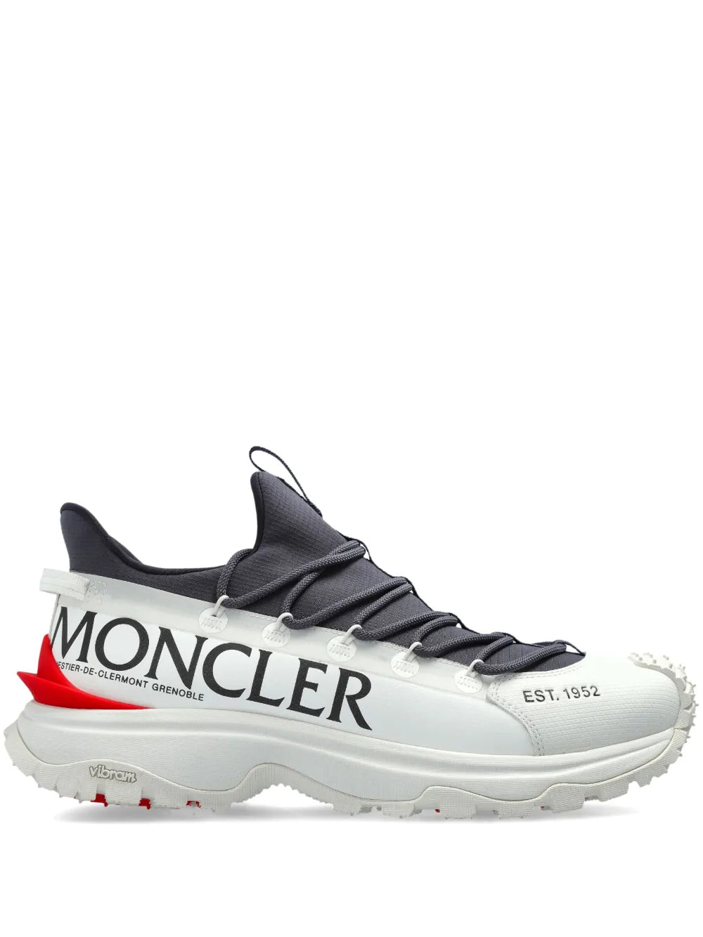 Moncler tenis con logo estampado