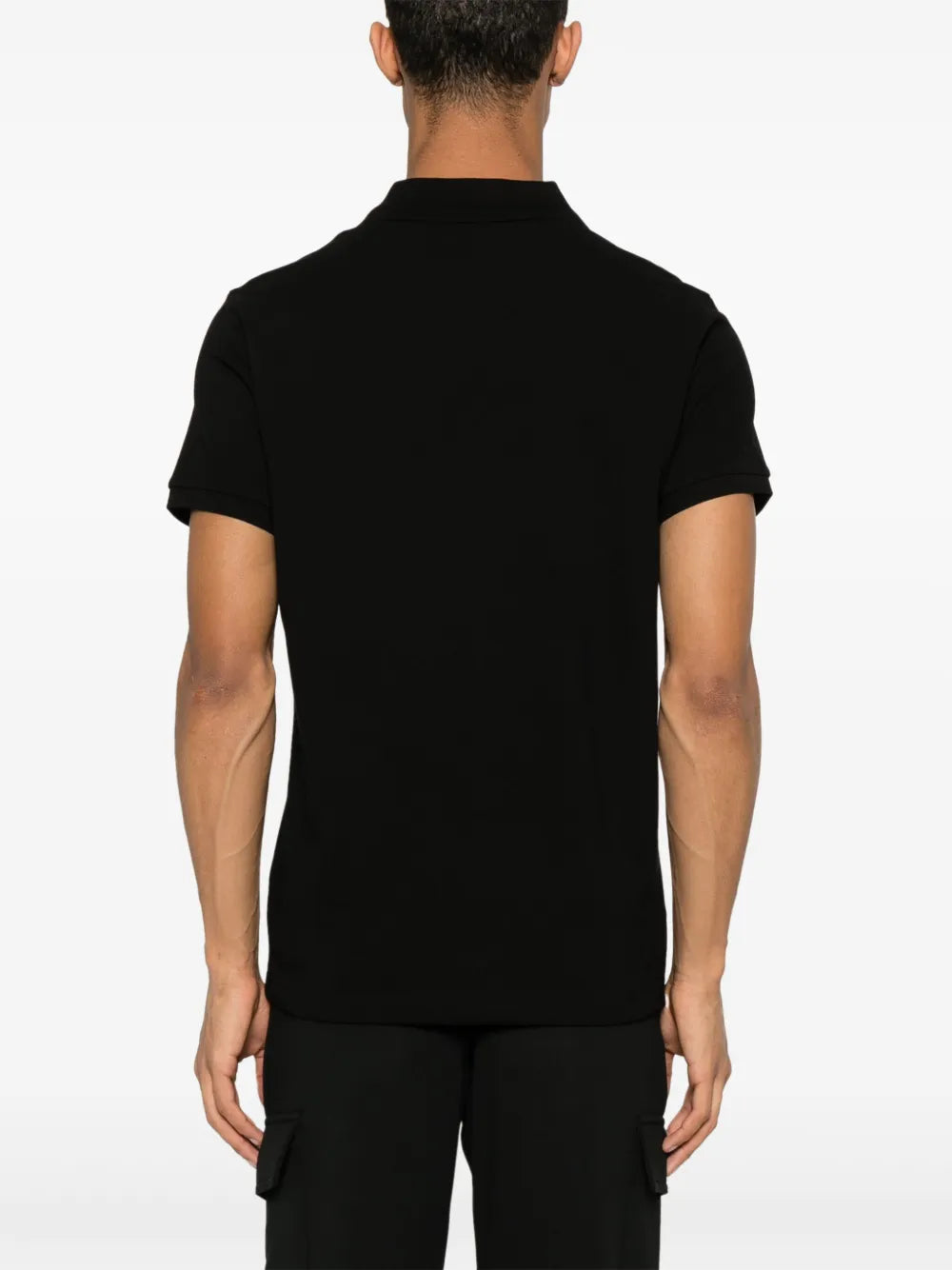 Moncler playera tipo polo con parche del logo