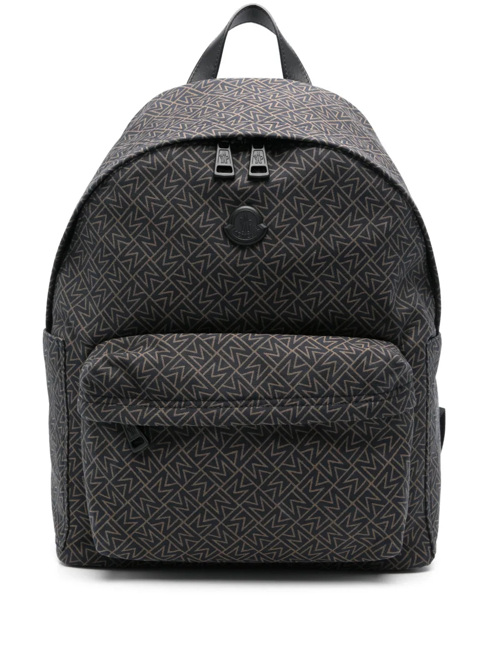 Moncler mochila con monograma estampado