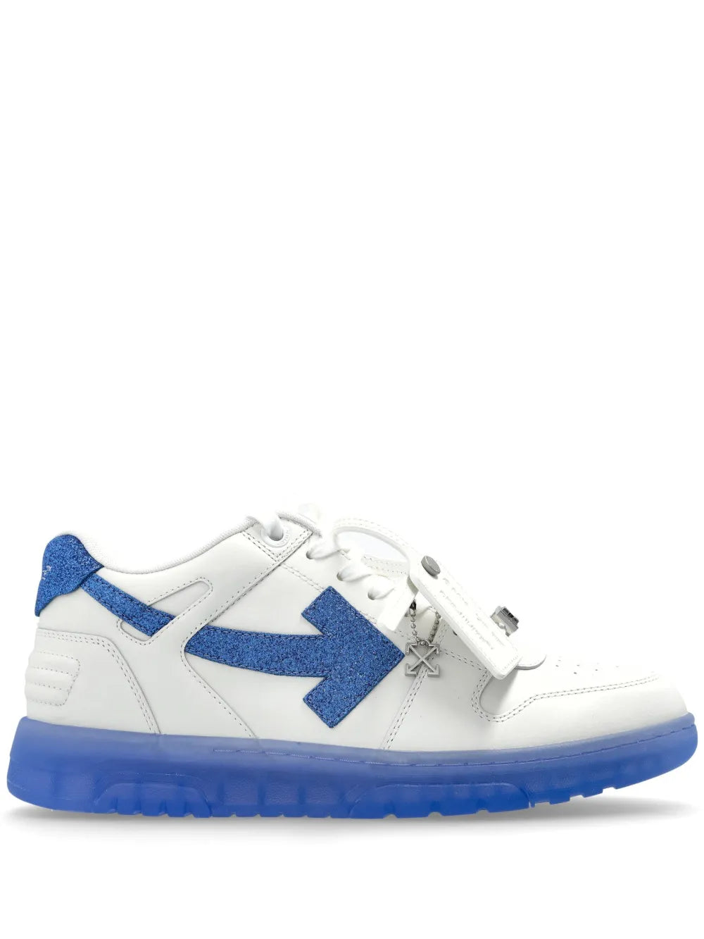 Off-White tenis con detalle de flecha y glitter