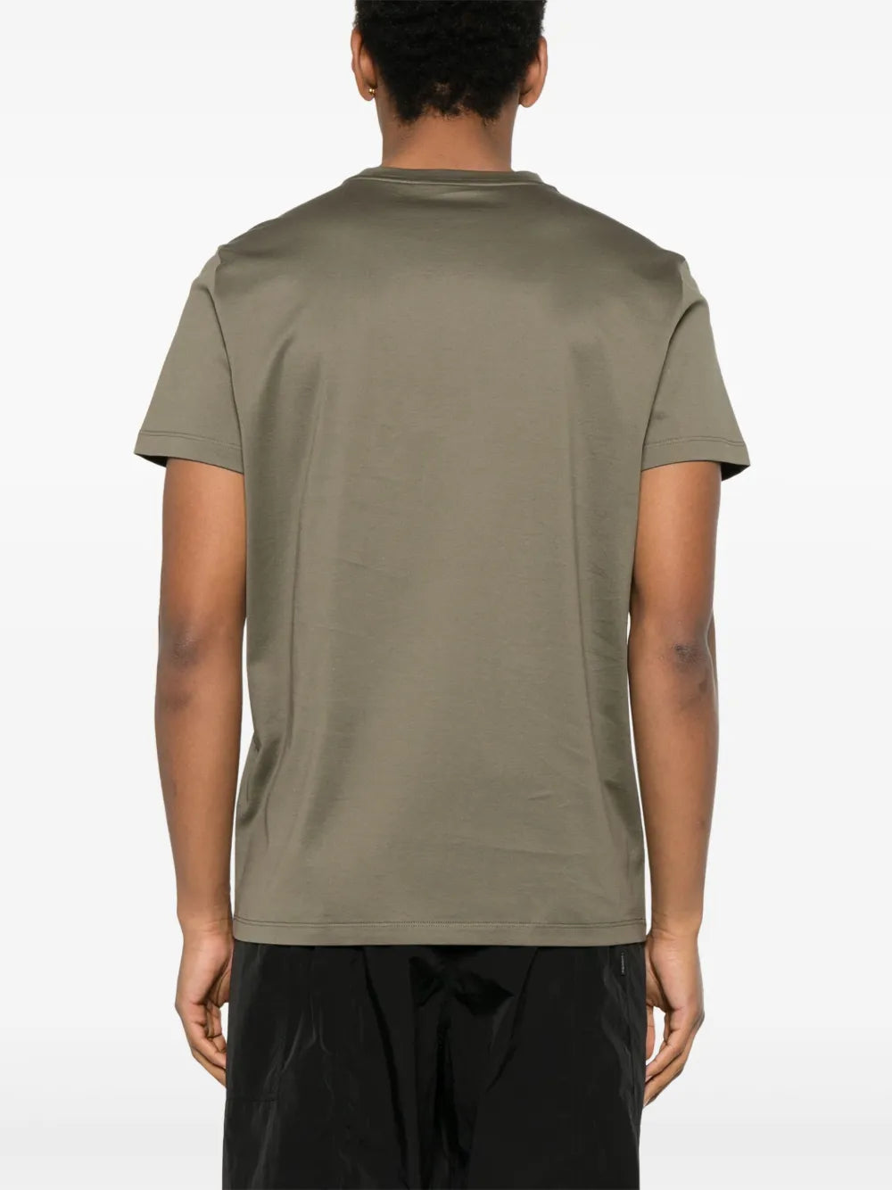 Moncler playera de algodón con parche del logo doble
