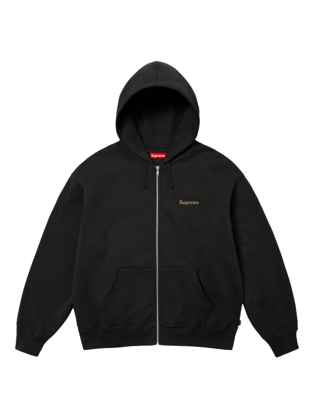 Supreme hoodie SS 25 - Black con cierre - Negro - imagen 1