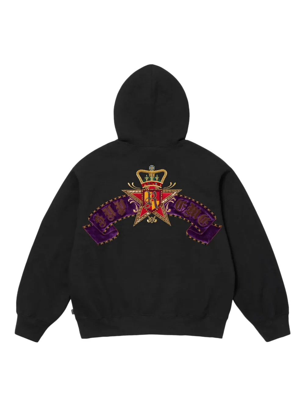 Supreme hoodie SS 25 - Black con cierre - Negro - imagen 2