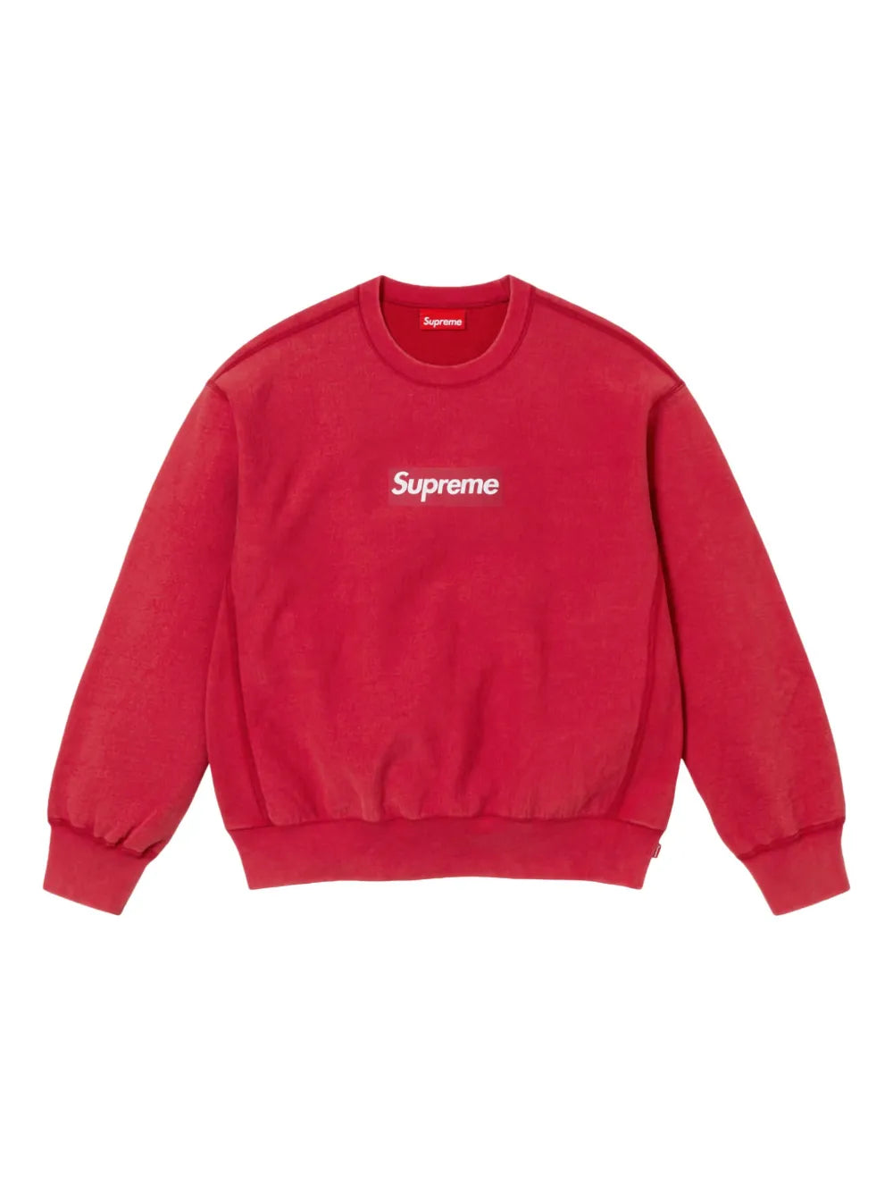Supreme sudadera SS 25 - Red con logo - Rojo - imagen 1