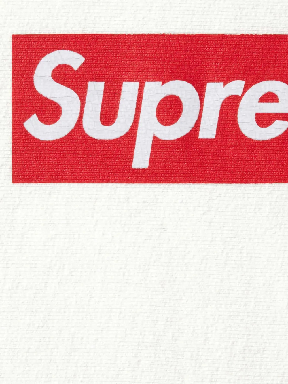 Supreme sudadera SS 25 - White con logo - Blanco - imagen 2