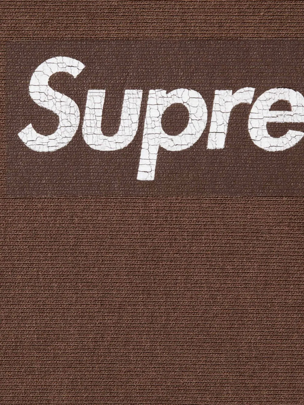 Supreme sudadera SS 25 - Brown con logo - Marrón - imagen 2