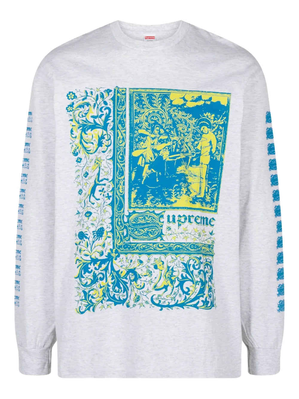 Supreme playera Saint Sebastian Ash Grey - Blanco - imagen 1