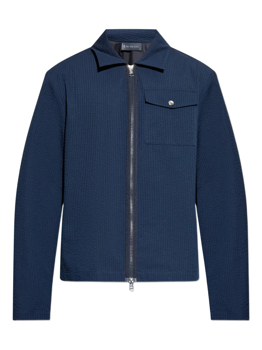 Moncler sobrecamisa Seersucker