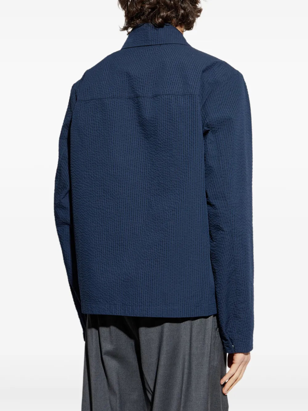 Moncler sobrecamisa Seersucker