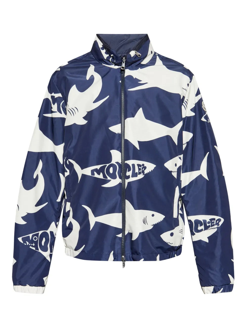 Moncler chamarra bomber con estampado Shark