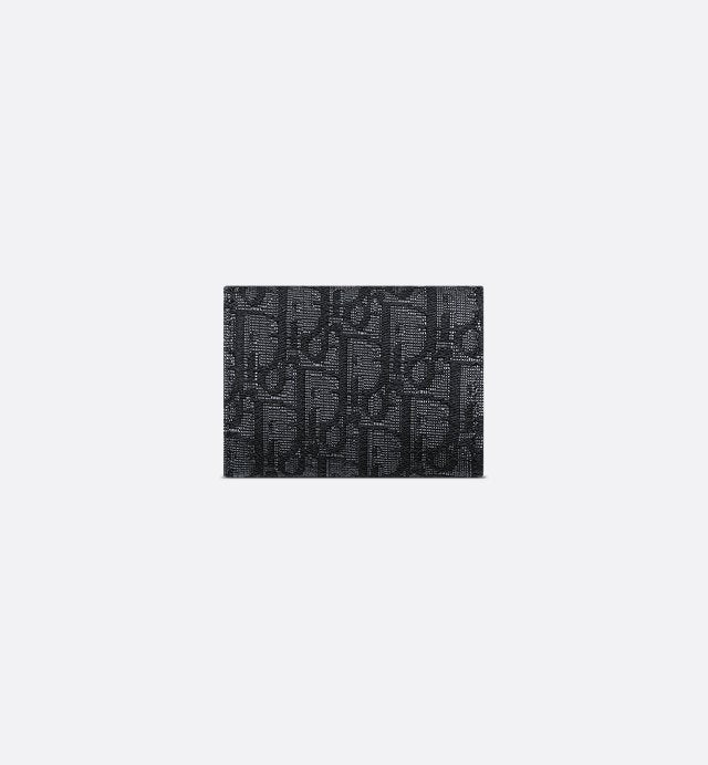 Cartera estilo tríptico Dior Oblique en jacquard