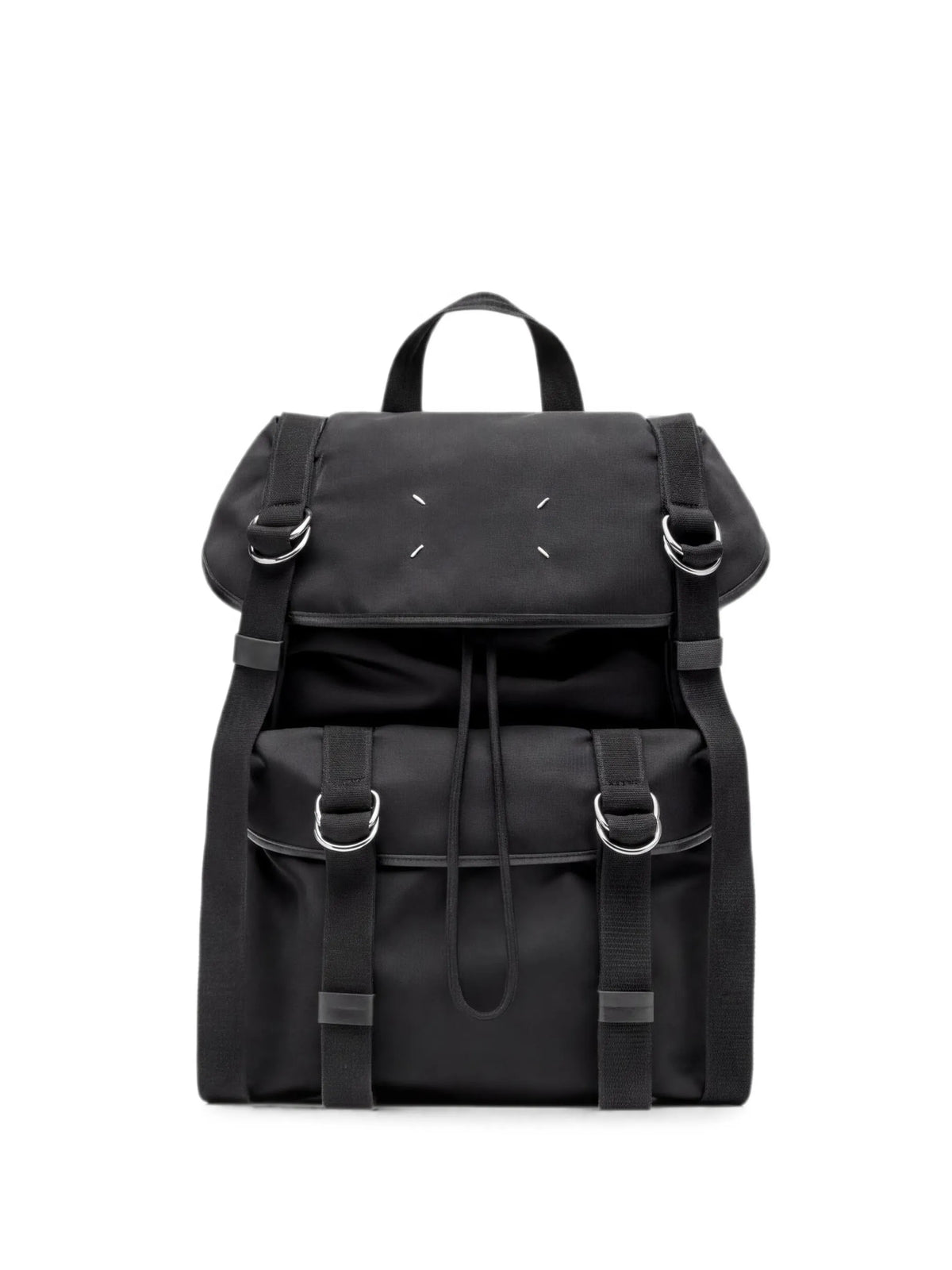 Maison Margiela mochila con asa en el tope - Negro - imagen 1