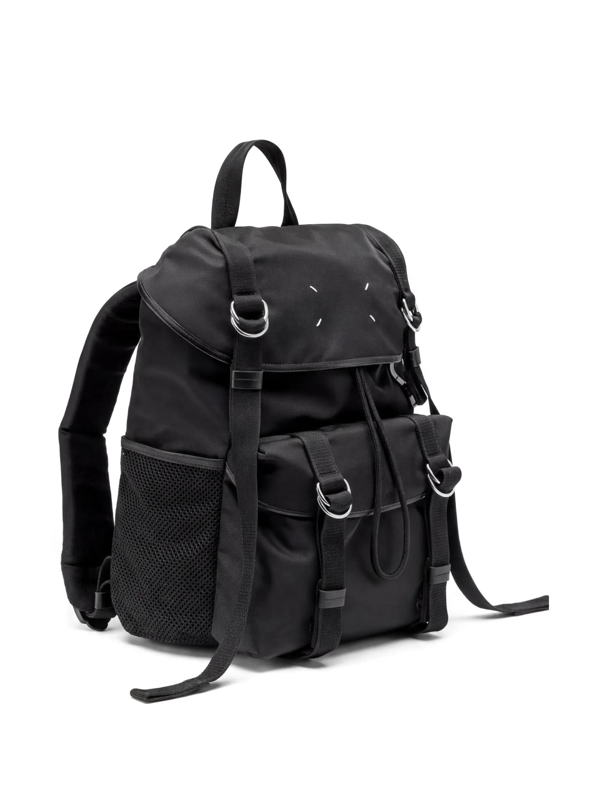 Maison Margiela mochila con asa en el tope - Negro - imagen 3