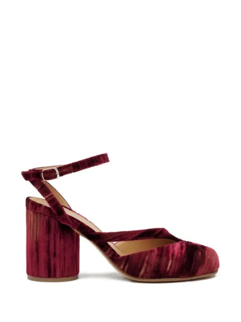 Maison Margiela sandalias Tabi con tacón de 80mm - Rojo - vista 1