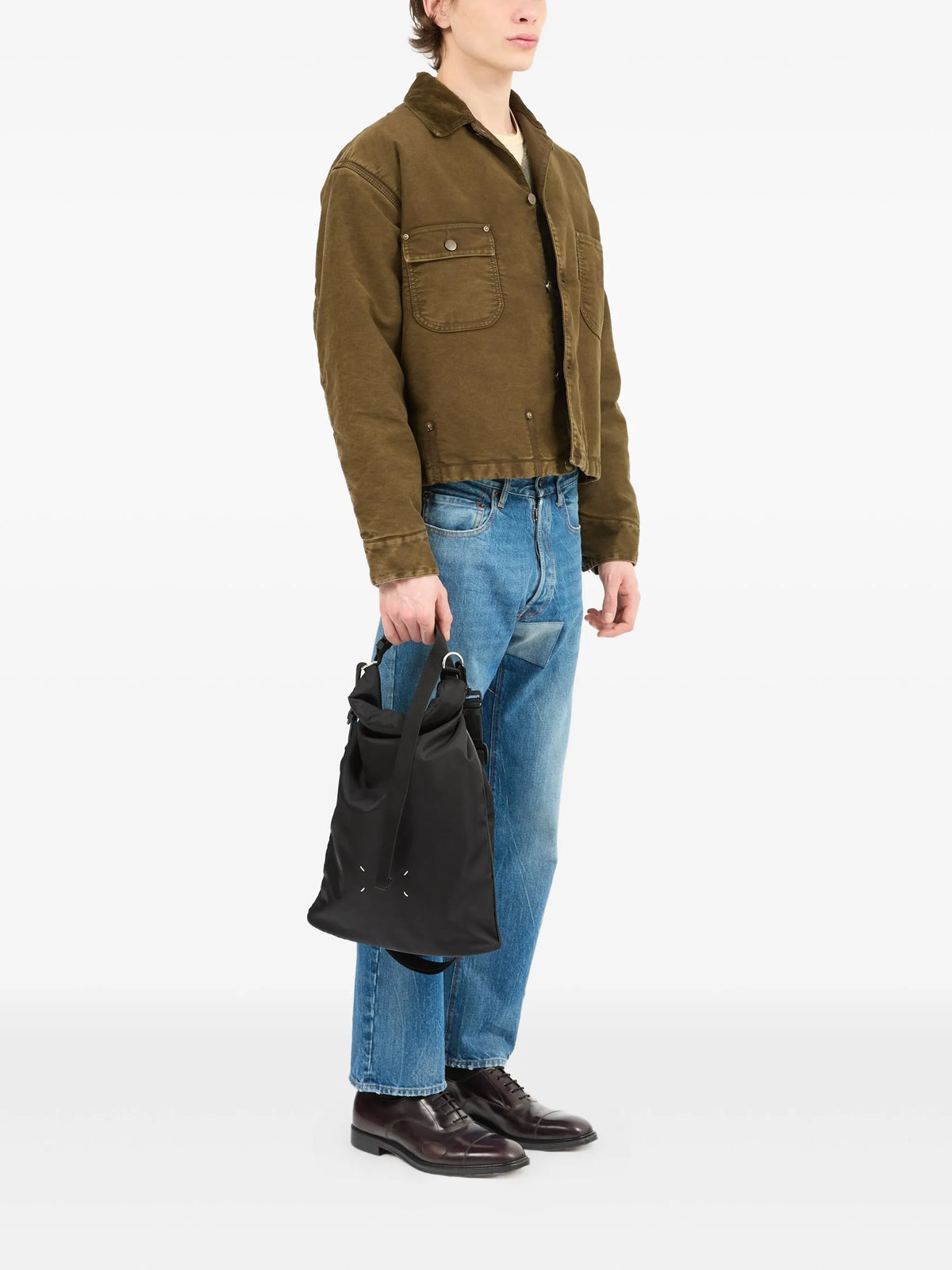 Maison Margiela mochila Roll-Up High-Tech - Negro - imagen 3