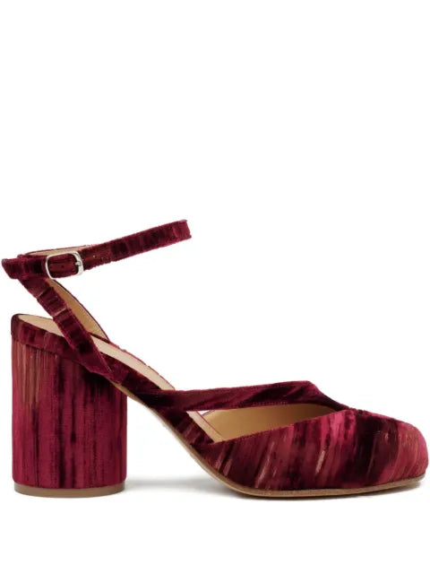 Maison Margiela sandalias Tabi con tacón de 80mm - Rojo - vista 1