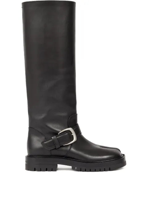 Maison Margiela botas altas con puntera tabi - Negro - vista 1