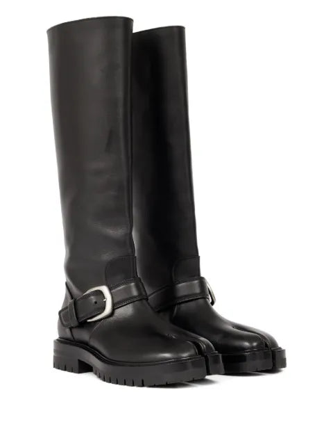 Maison Margiela botas altas con puntera tabi - Negro - vista 2