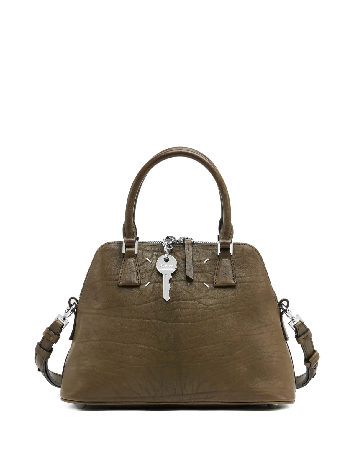 Maison Margiela bolsa de hombro con placa del logo - Verde - imagen 2