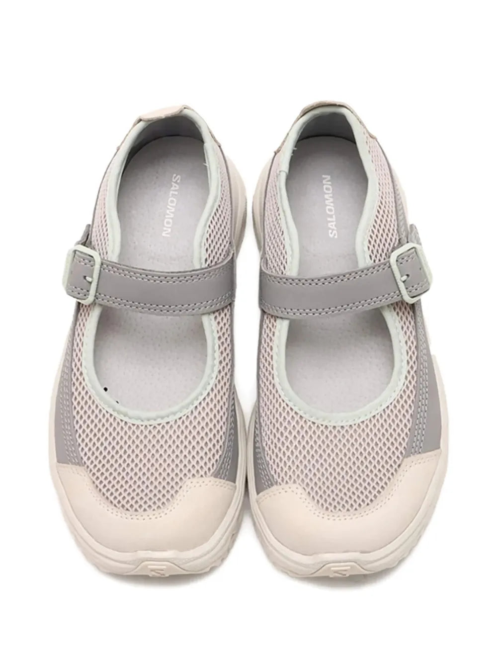 Salomon tenis de malla con correa y hebilla - Gris - imagen 4