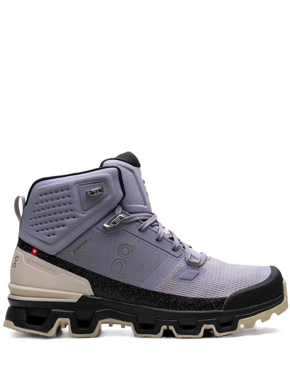 On Running botas Cloudrock 2 "Feather/Black" impermeables