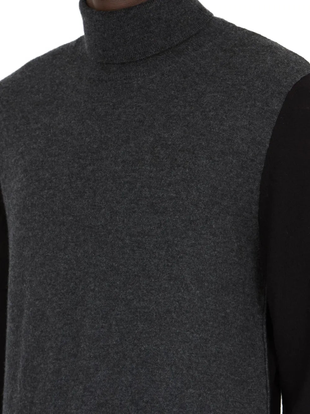 Maison Margiela suéter con paneles - Negro - imagen 4