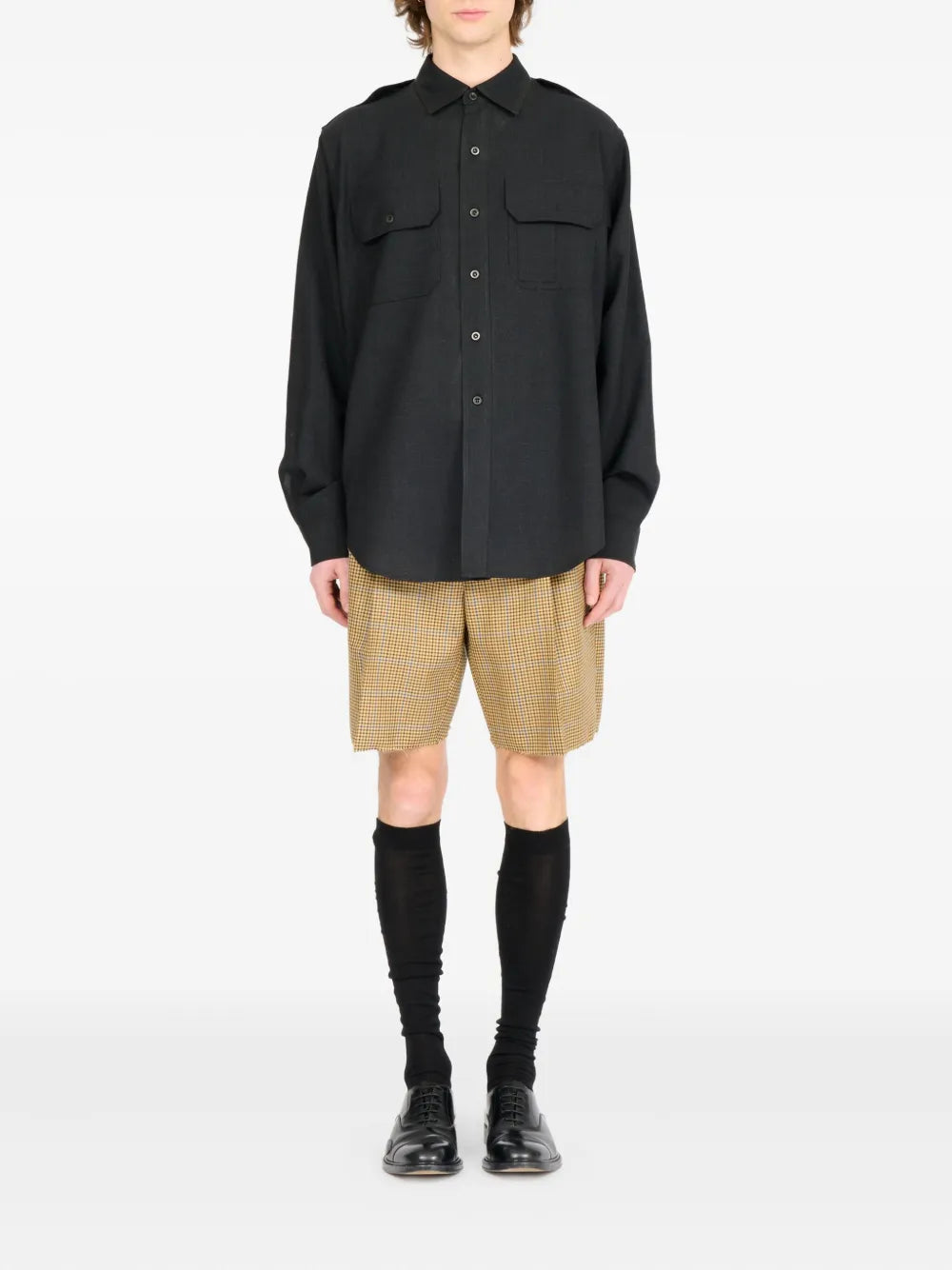 Maison Margiela camisa manga larga - Gris - imagen 2