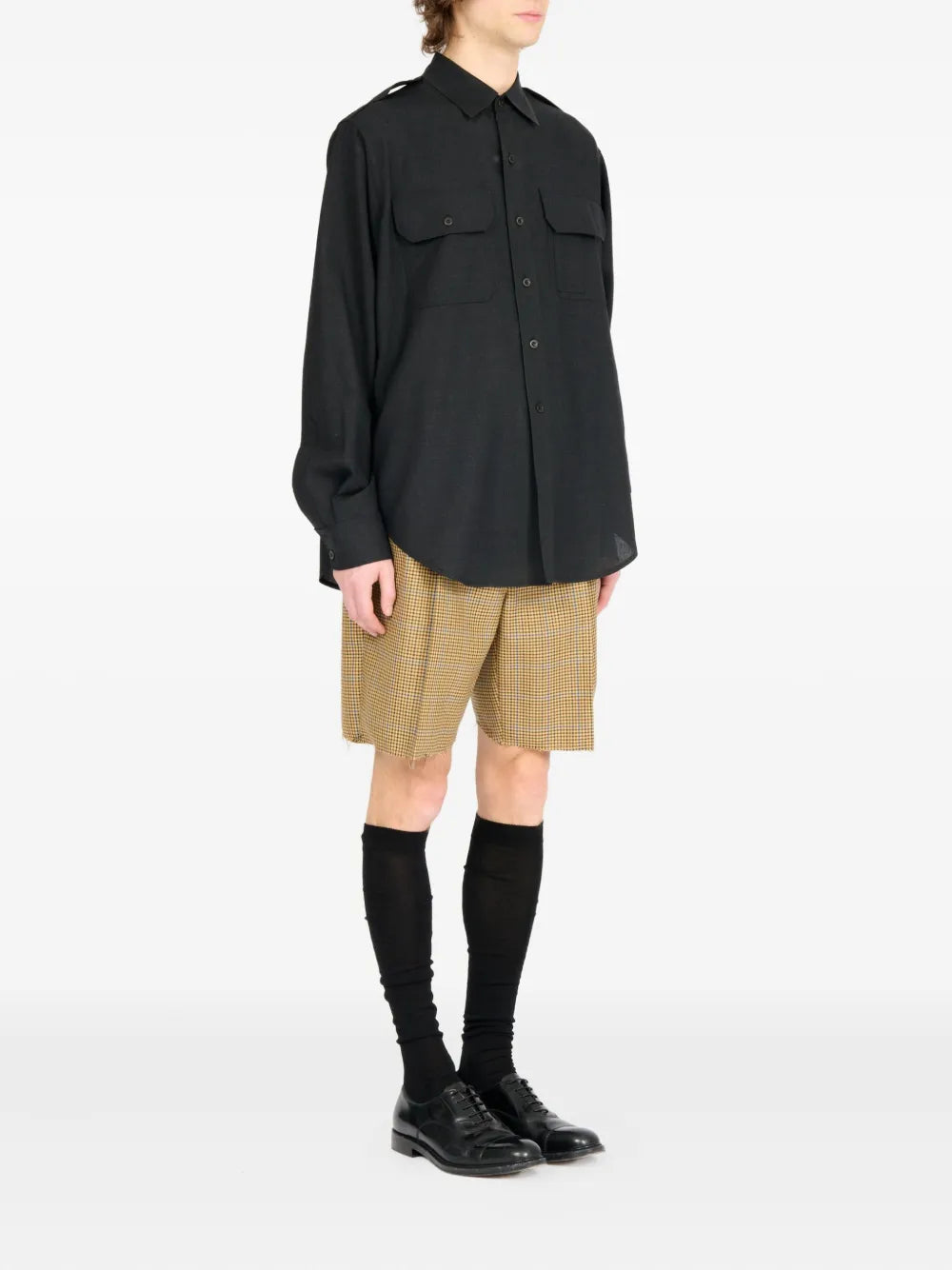 Maison Margiela camisa manga larga - Gris - imagen 3