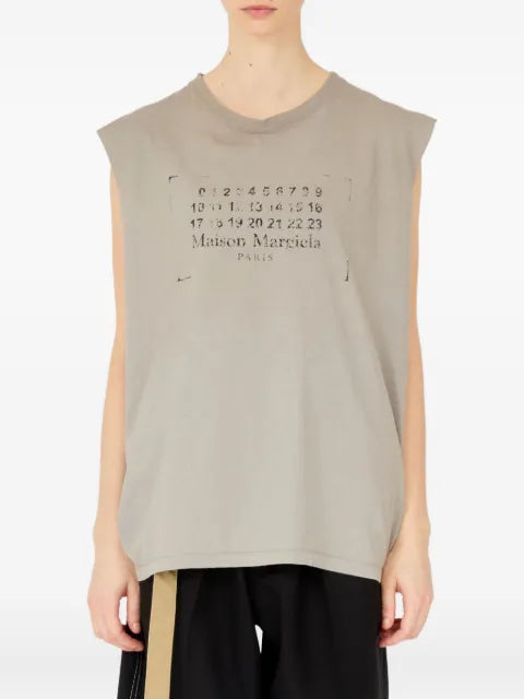 Maison Margiela camiseta con logo estampado - imagen 2