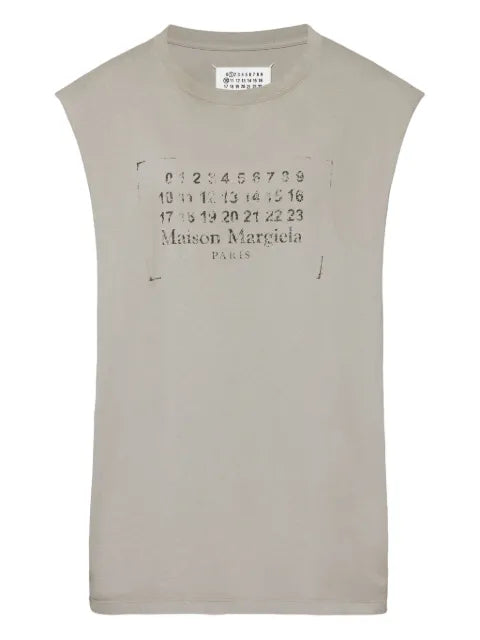 Maison Margiela camiseta con logo estampado - imagen 1