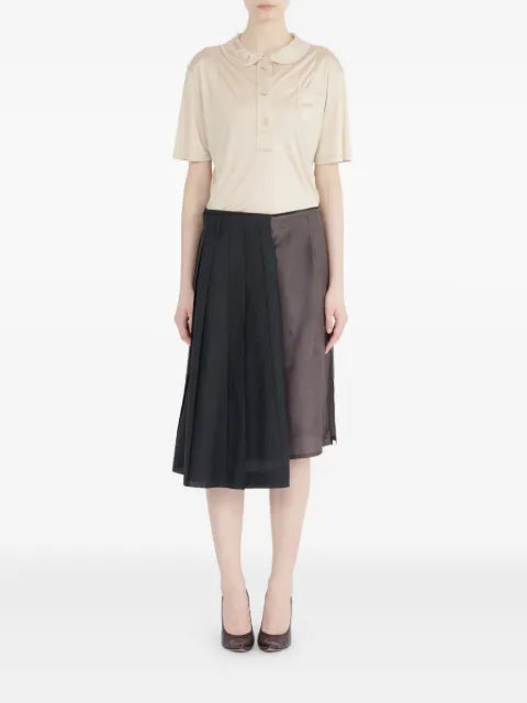 Maison Margiela falda con pliegues asimétrica - imagen 2