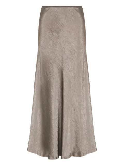 Maison Margiela falda midi de satén - imagen 1