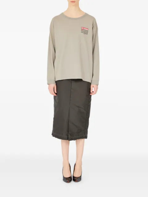 Maison Margiela playera manga larga con números estampados - imagen 2