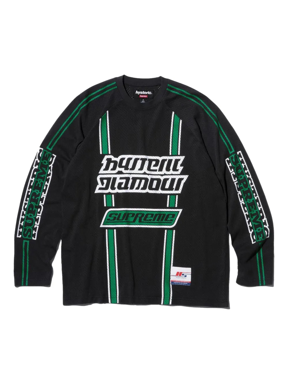 Supreme playera con logo estampado en colaboración con Hysteric Glamour - Negro - imagen 1