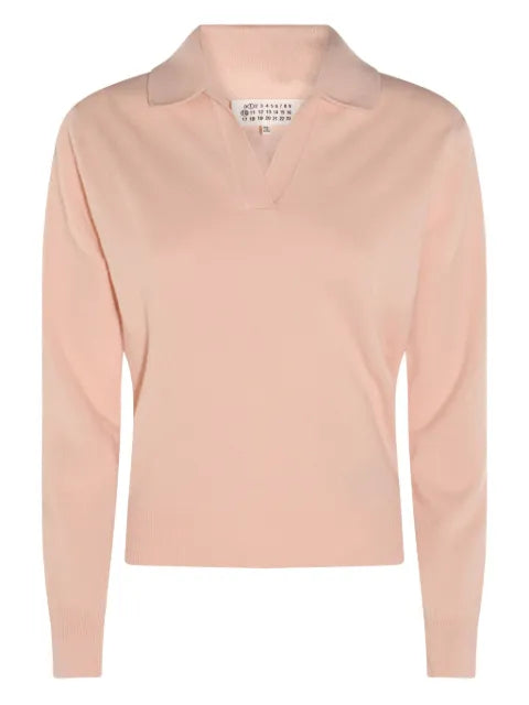 Maison Margiela suéter con cuello en V - imagen 1
