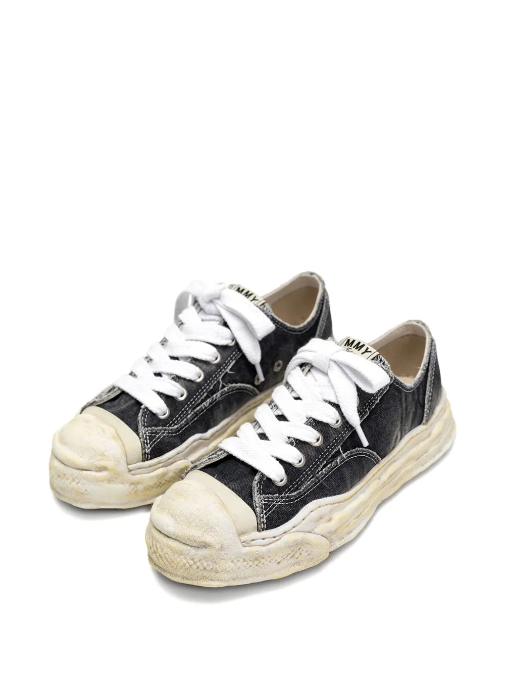 Maison MIHARA YASUHIRO tenis bajos Hank - negro