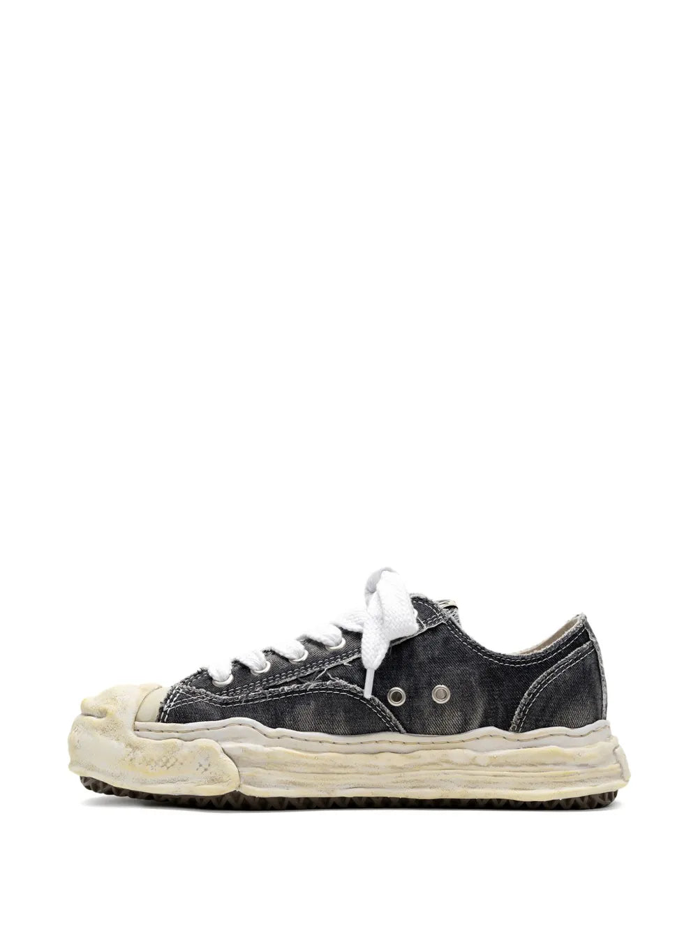 Maison MIHARA YASUHIRO tenis bajos Hank - negro