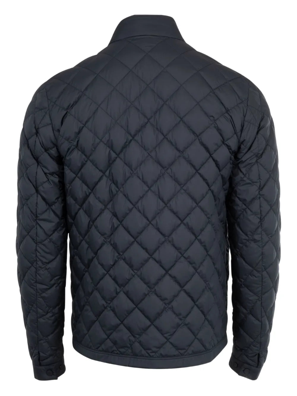 Moncler chamarra capitonada con parche del logo