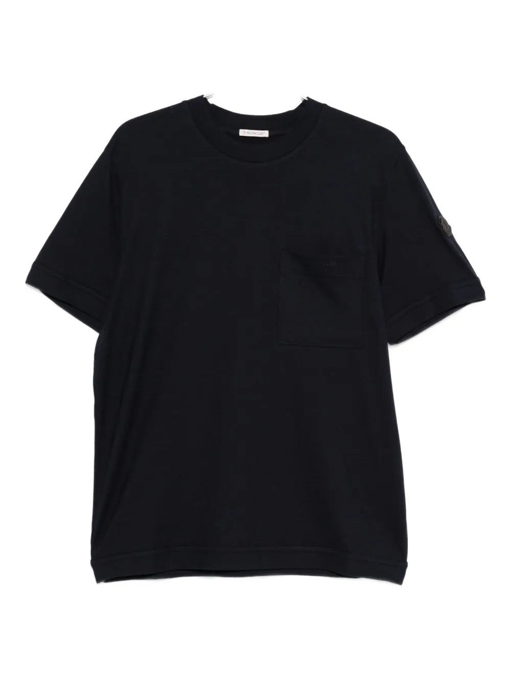 Moncler playera con bolsillo de parche