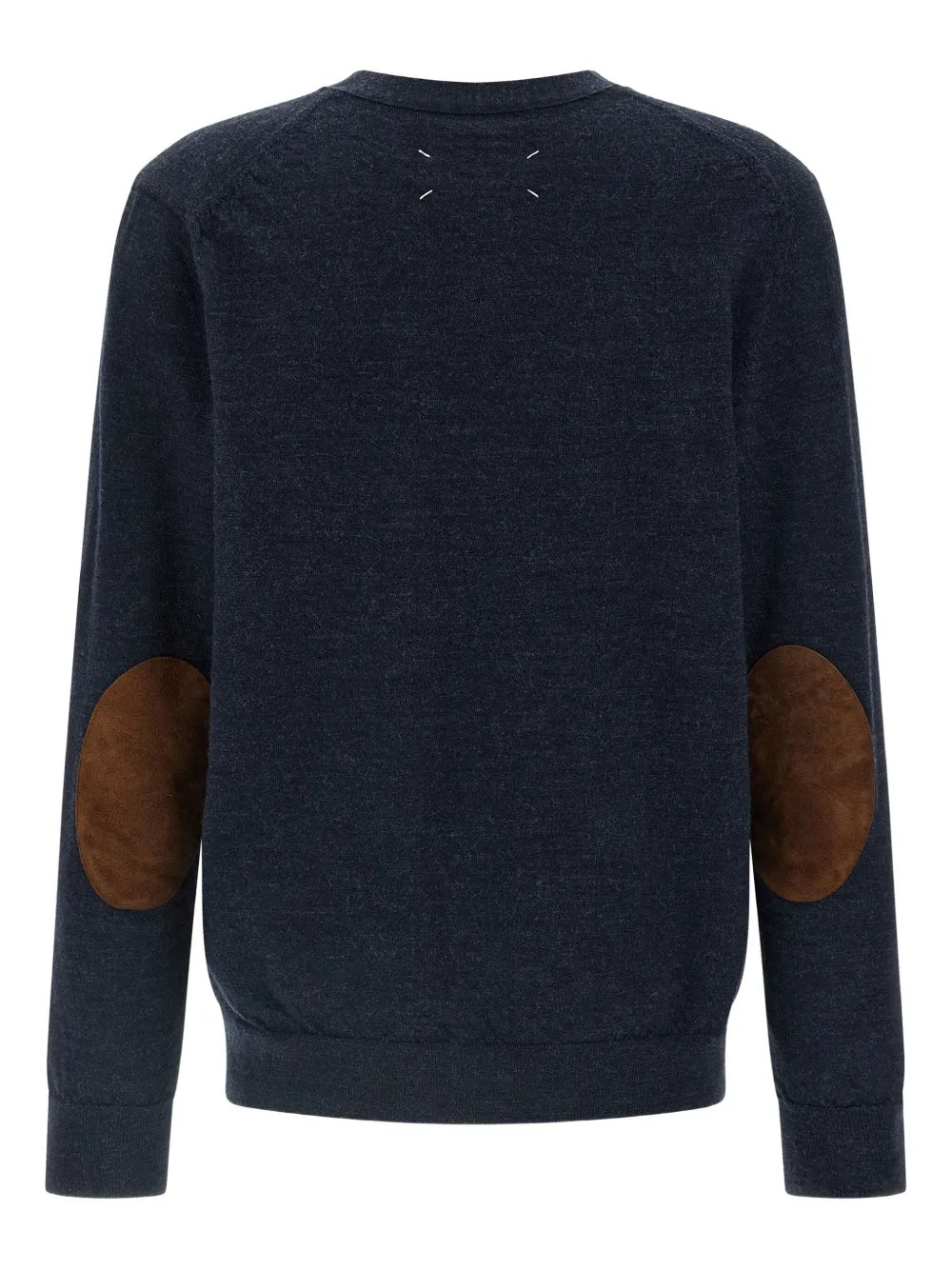 Maison Margiela cárdigan con parche en los codos - Azul - imagen 2