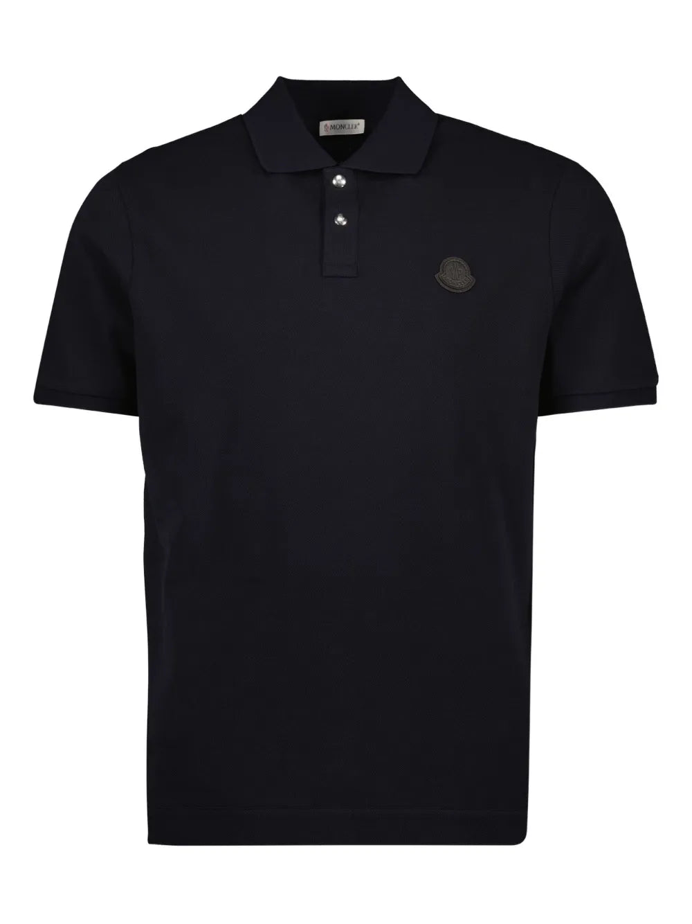 Moncler playera tipo polo con parche del logo
