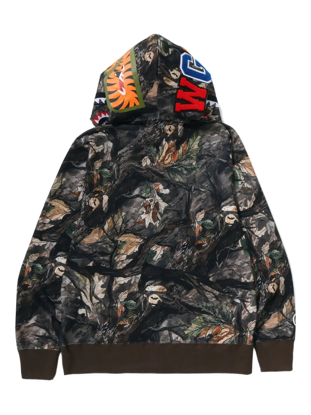A BATHING APE® hoodie Tree Edge Camo Shark